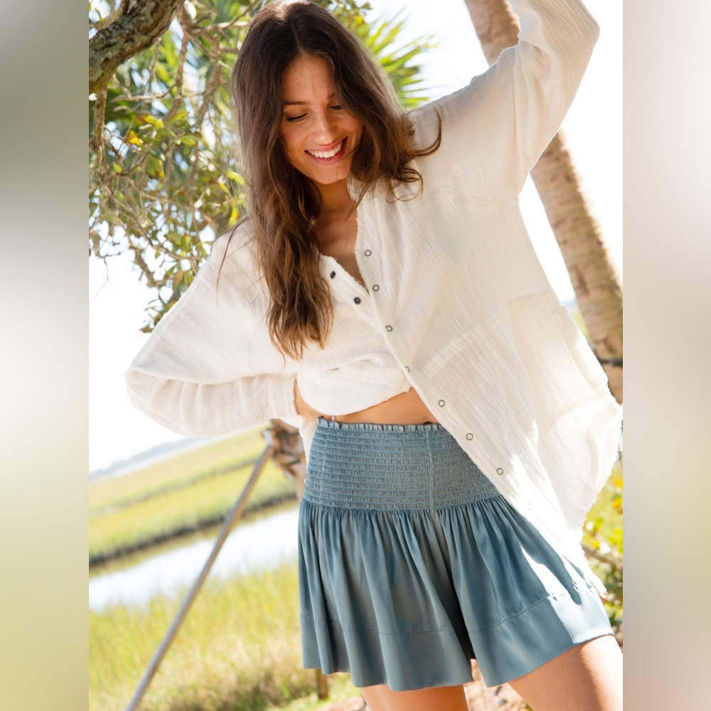Natural Life Daisy Skort Seafoam Small